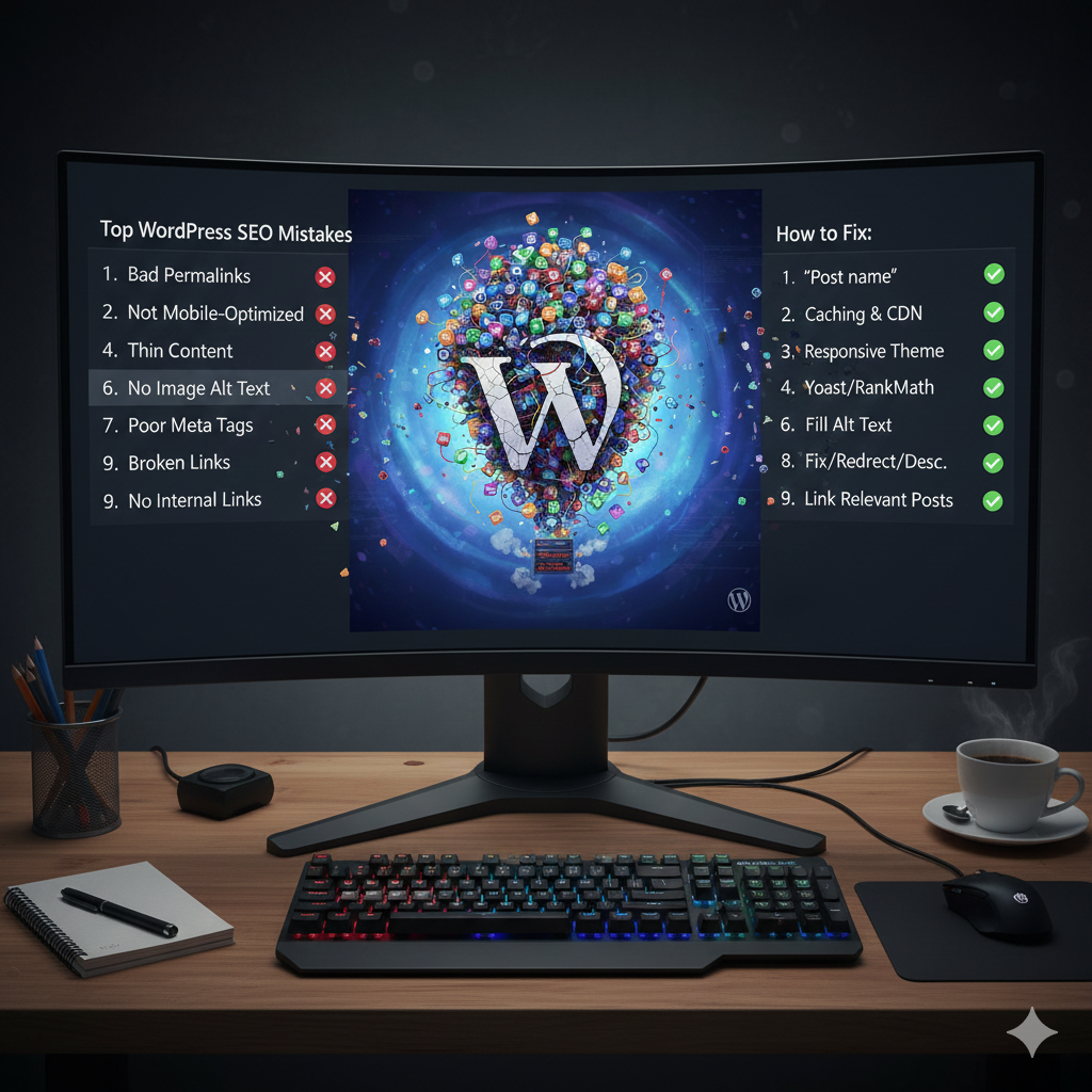 wordpress seo mistakes