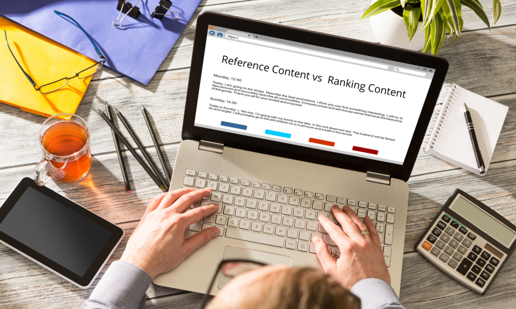 Reference Content vs Ranking Content