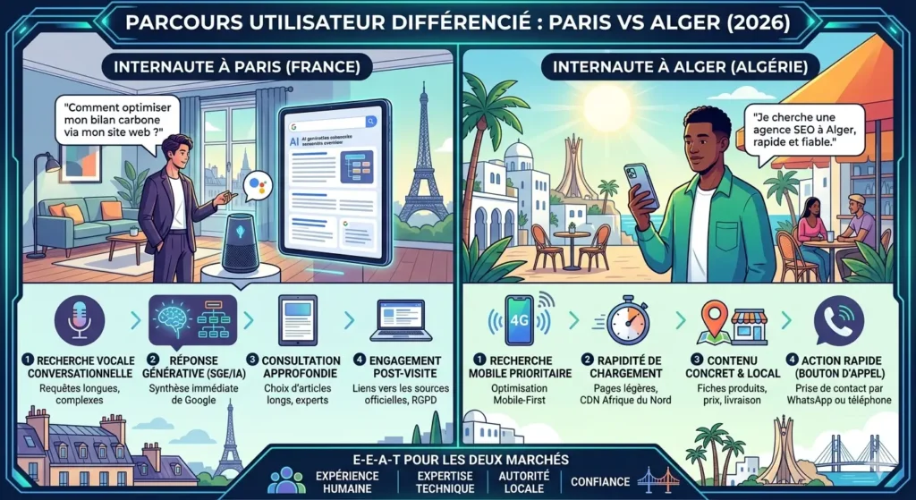 seo en algérie vs seo en france